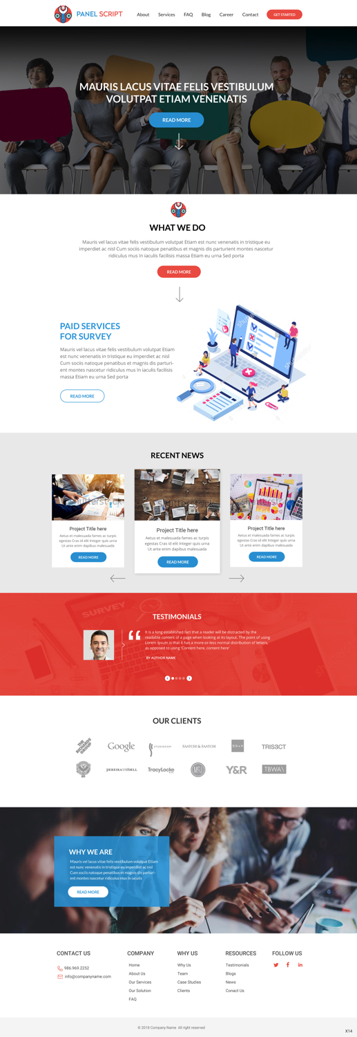 Web Design by pb for Opinion Capital inc. | Design #19651684