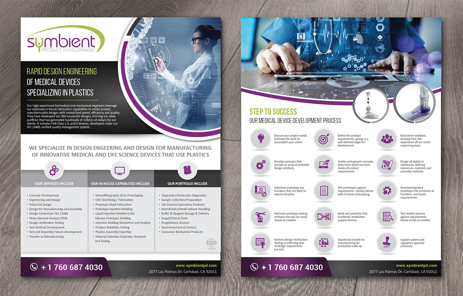 Flyer Design by alex989 for Symbient Product Development | Design #19646567