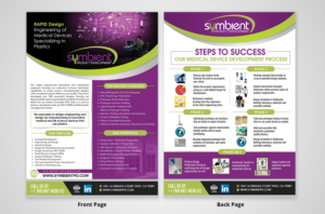 Medical device engineering service firm needs an update to flier | Diseño de Flyer por SAI DESIGNS