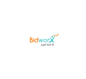Bidworx - bid it on budworx | Logo Design by Hiccups Design
