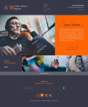 A Writer With A Website (Writes action/mysteries with a touch of romance thrown in)  | Web Design par Ved Web Services
