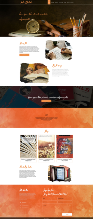 A Writer With A Website (Writes action/mysteries with a touch of romance thrown in)  | Web Design par Kingdom Vision
