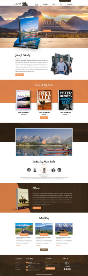A Writer With A Website (Writes action/mysteries with a touch of romance thrown in)  | Web Design par Reimagine