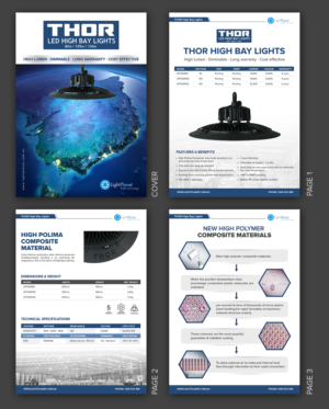 New Product Flyer - THOR High Bay Lighting | Design de Flyer par SAI DESIGNS