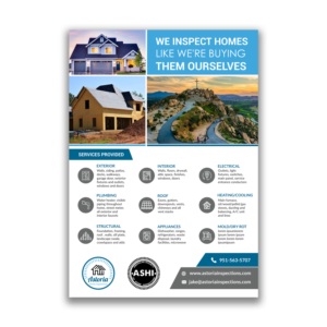 Flyer Design by debdesign for Astoria Home Inspections | Design: #19654749