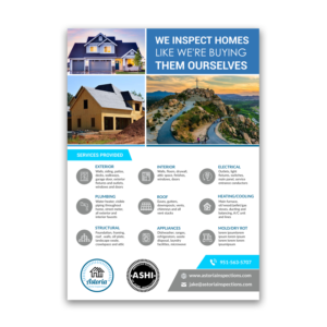 Flyer Design by debdesign for Astoria Home Inspections | Design: #19655367