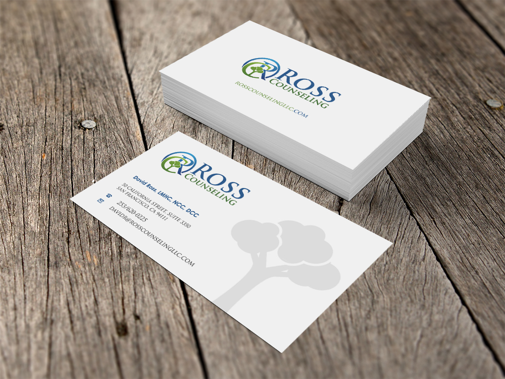 Business Card Design by Eggo May P for Ross Counseling, PLLC | Design #2904014