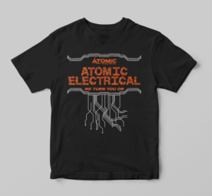 Atomic fashonable T Shirt, stand out in a crowd | Design de T-shirt par SAI DESIGNS