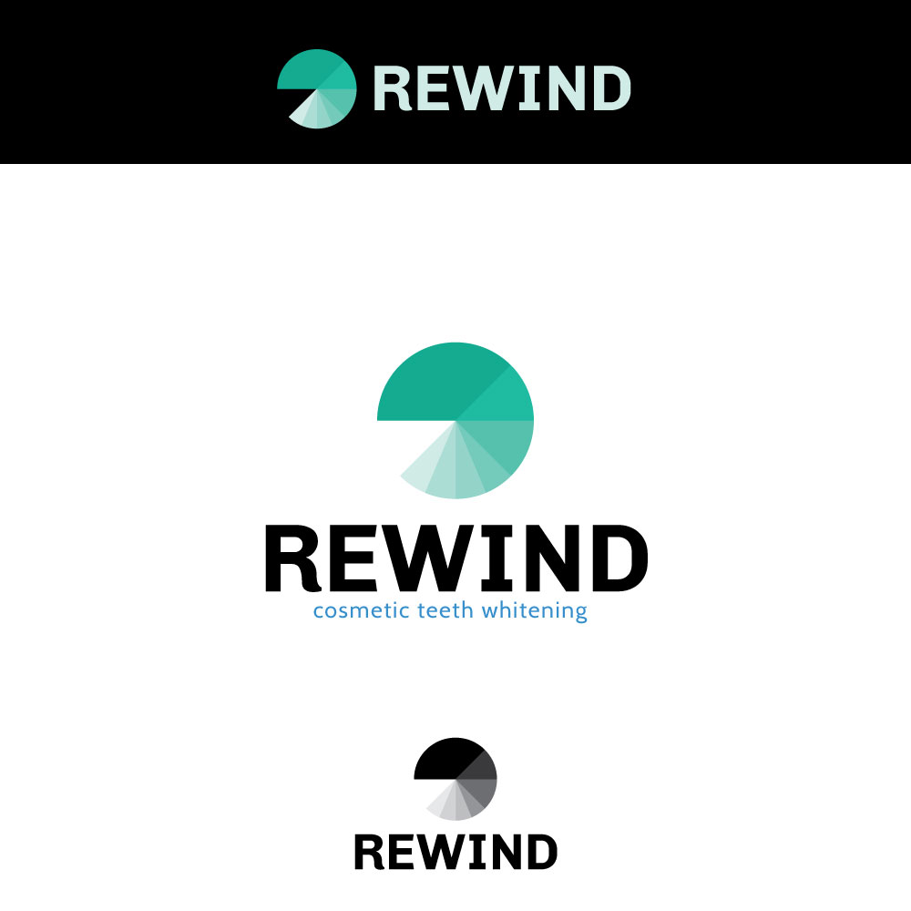 Logo Design by Natasa m. for Rewind cosmetic teeth whitening  | Design #19649309