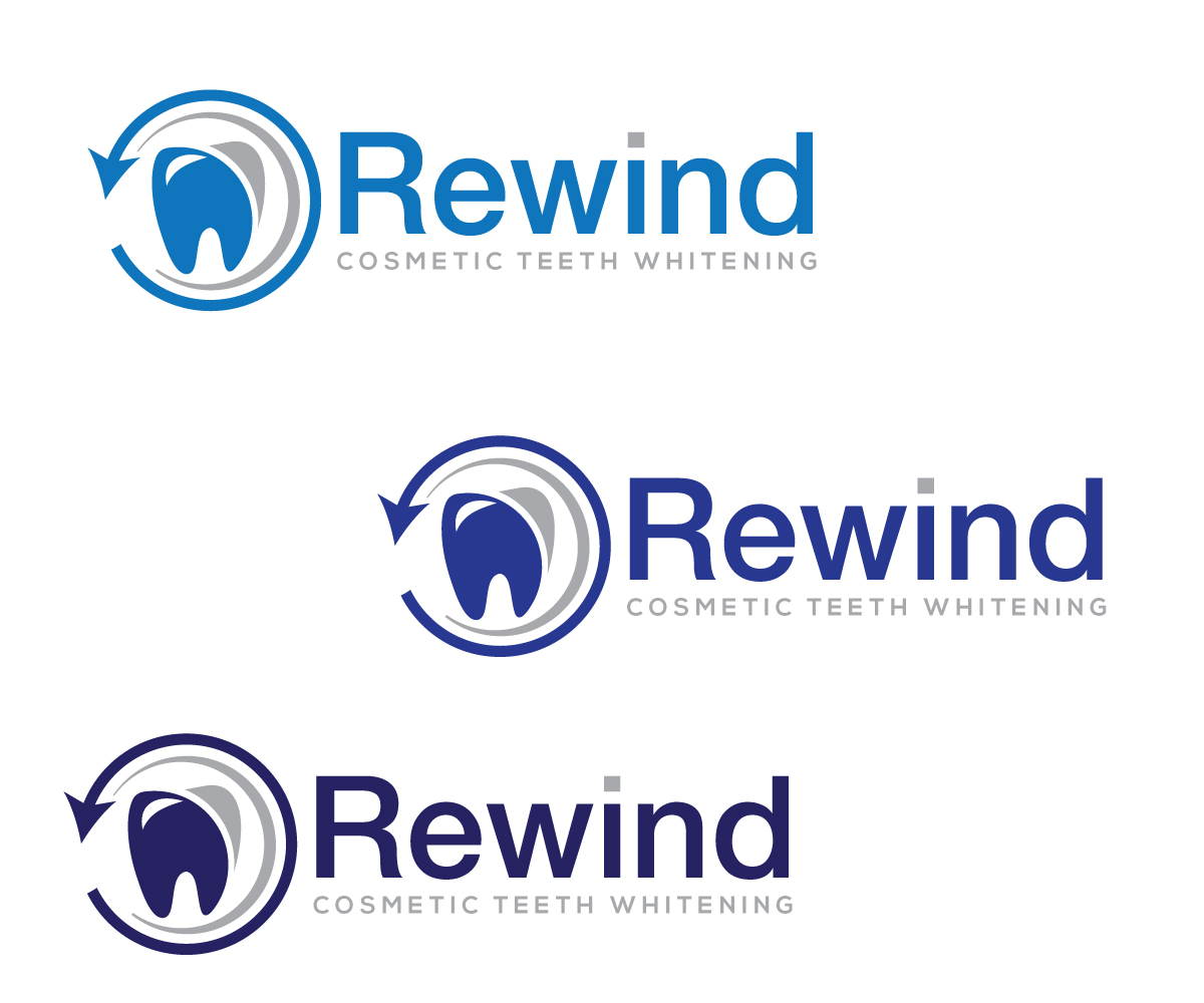 Logo Design by designmind78 for Rewind cosmetic teeth whitening  | Design #19681275
