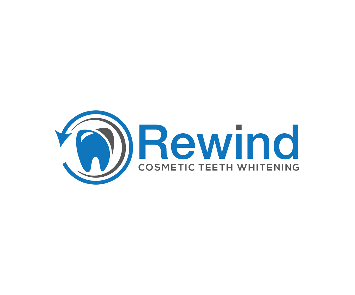 Logo Design by designmind78 for Rewind cosmetic teeth whitening  | Design #19757803