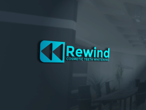 Logo Design by Madara Uchiha for Rewind cosmetic teeth whitening  | Design: #19649515
