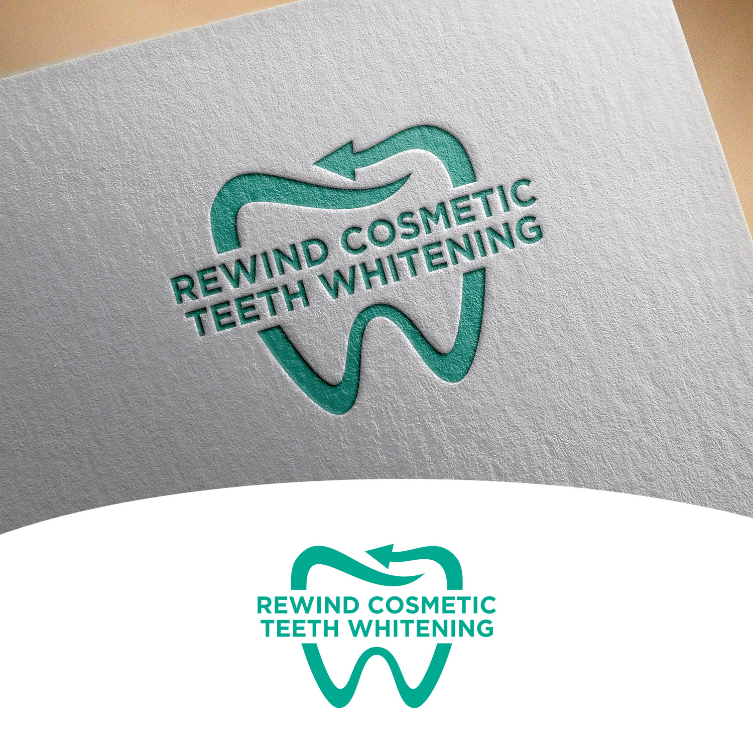 Logo Design by SGS.Design for Rewind cosmetic teeth whitening  | Design #19652028