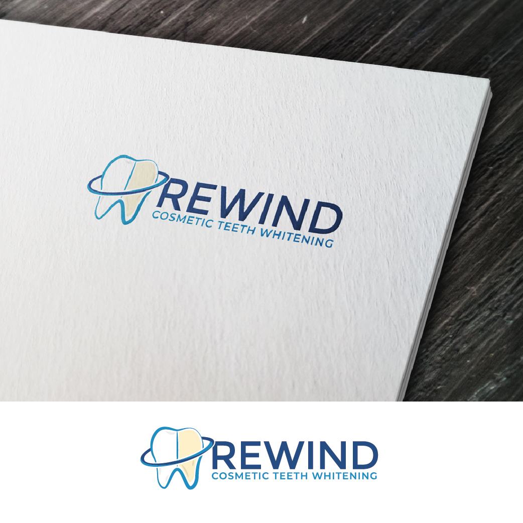 Logo Design by WooW Designs for Rewind cosmetic teeth whitening  | Design #19678753