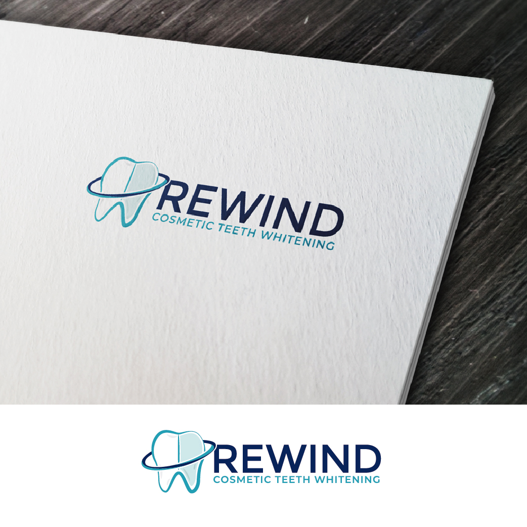 Logo Design by WooW Designs for Rewind cosmetic teeth whitening  | Design #19678755