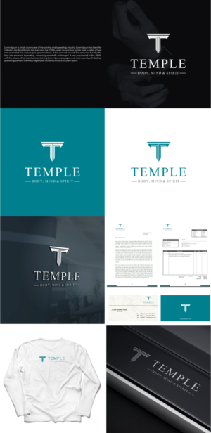 TEMPLE   Body, mind & Spirit | Logo Design by Jroeh_Studio