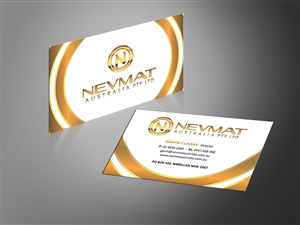 Nevmat Australia Pty Ltd | Business Card Design by MT