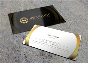 Design de Carte de Visite par Eggo May P pour Nevmat Australia Pty Ltd | Design : #2902522