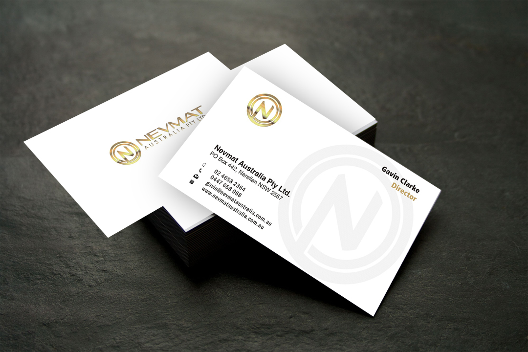 Diseño de Tarjeta de Presentación por caesars para Nevmat Australia Pty Ltd | Diseño #2901128