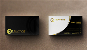 Business Card Design by fauzanmaulidi for Nevmat Australia Pty Ltd | Design #2902960