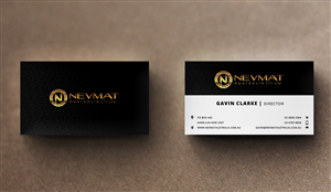 Business Card Design by stoodio.id for Nevmat Australia Pty Ltd | Design: #2902970