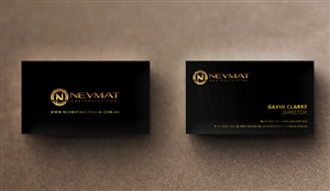 Business Card Design by stoodio.id for Nevmat Australia Pty Ltd | Design: #2902987