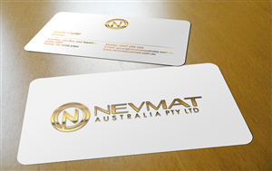 Design de Carte de Visite par nafizrahat pour Nevmat Australia Pty Ltd | Design : #2902766
