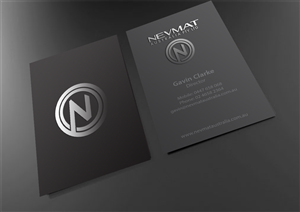 Design de Carte de Visite par nafizrahat pour Nevmat Australia Pty Ltd | Design : #2904362