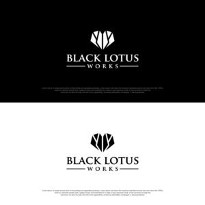 Black Lotus Works | Logo Design by sushsharma99