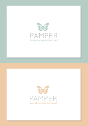 Pamper  (tag line is ) Skin Rejuvenation Clinic | Logo Design by Birdcage