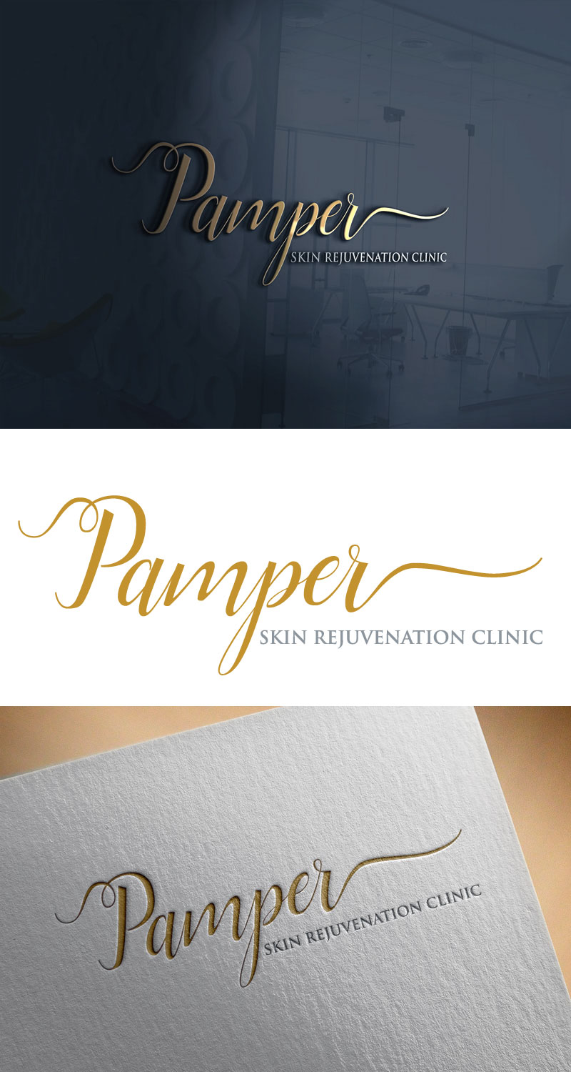 Logo Design by MOM N (CREATIVE DESIGN) for Pamper Skin Rejuvenation Clinic | Design: #19672793
