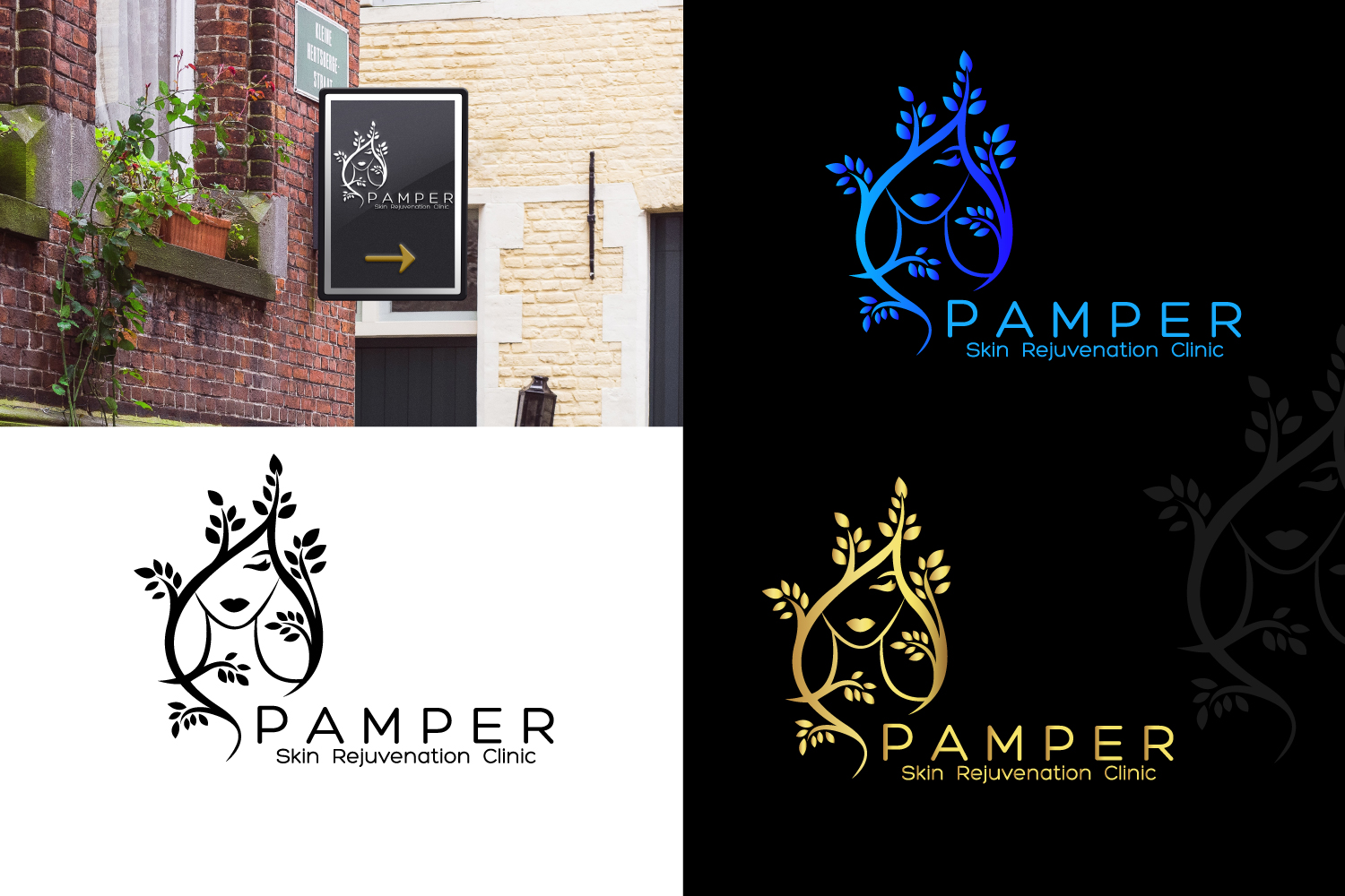 Logo Design by Mazharul.Q for Pamper Skin Rejuvenation Clinic | Design #19710255