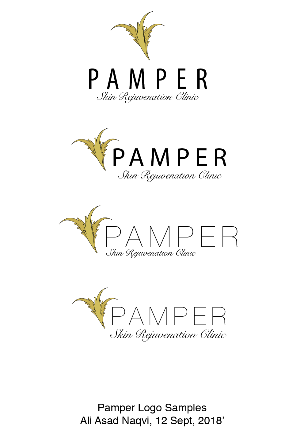 Logo-Design von aliasadnaqvi für Pamper Skin Rejuvenation Clinic | Design #19711296