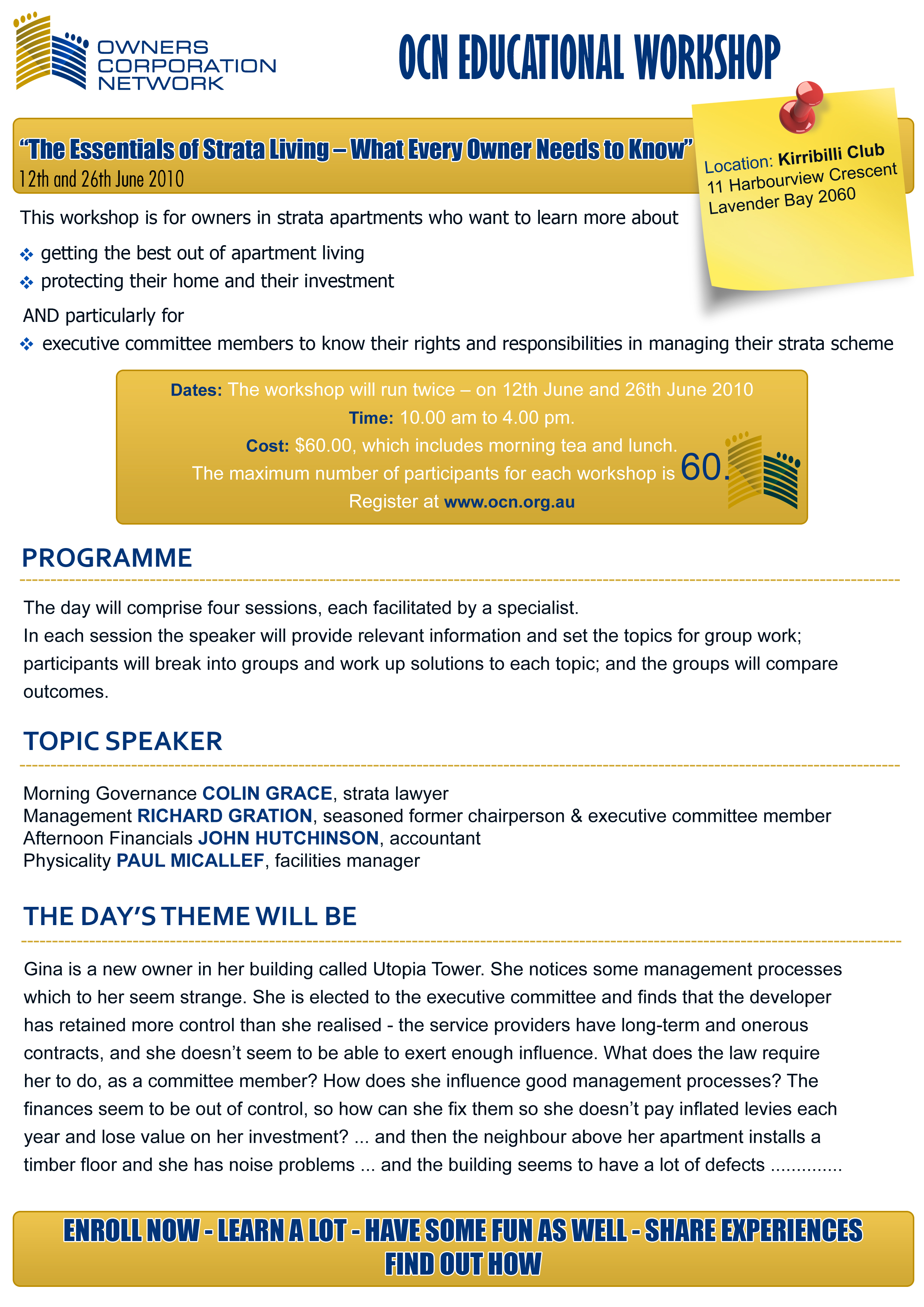 Design de Flyer par Expert Designer pour Owners Corporation Network of Australia Inc | Design #56643