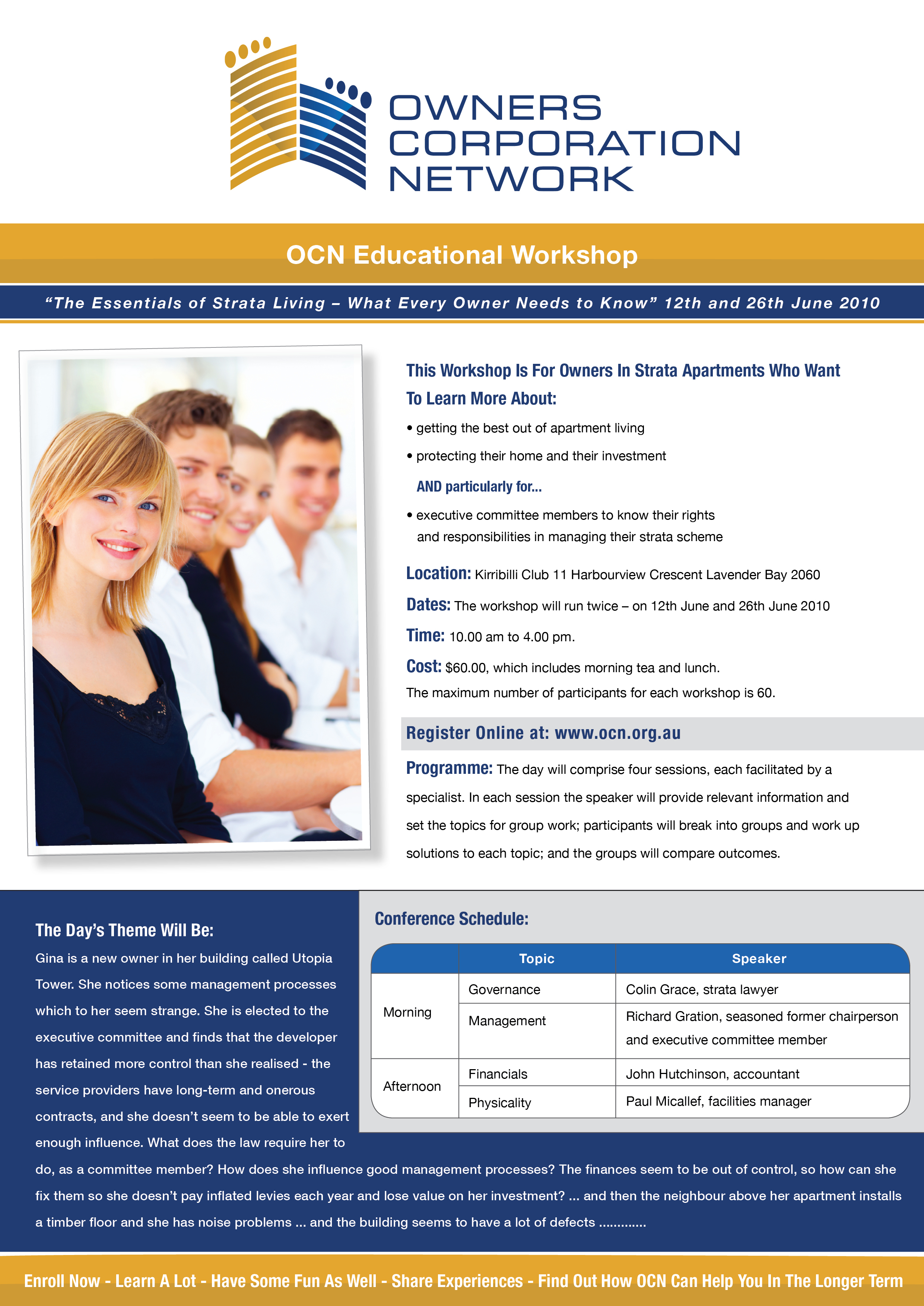 Flyer Design by Visual Connections for Owners Corporation Network of Australia Inc | Design #56335