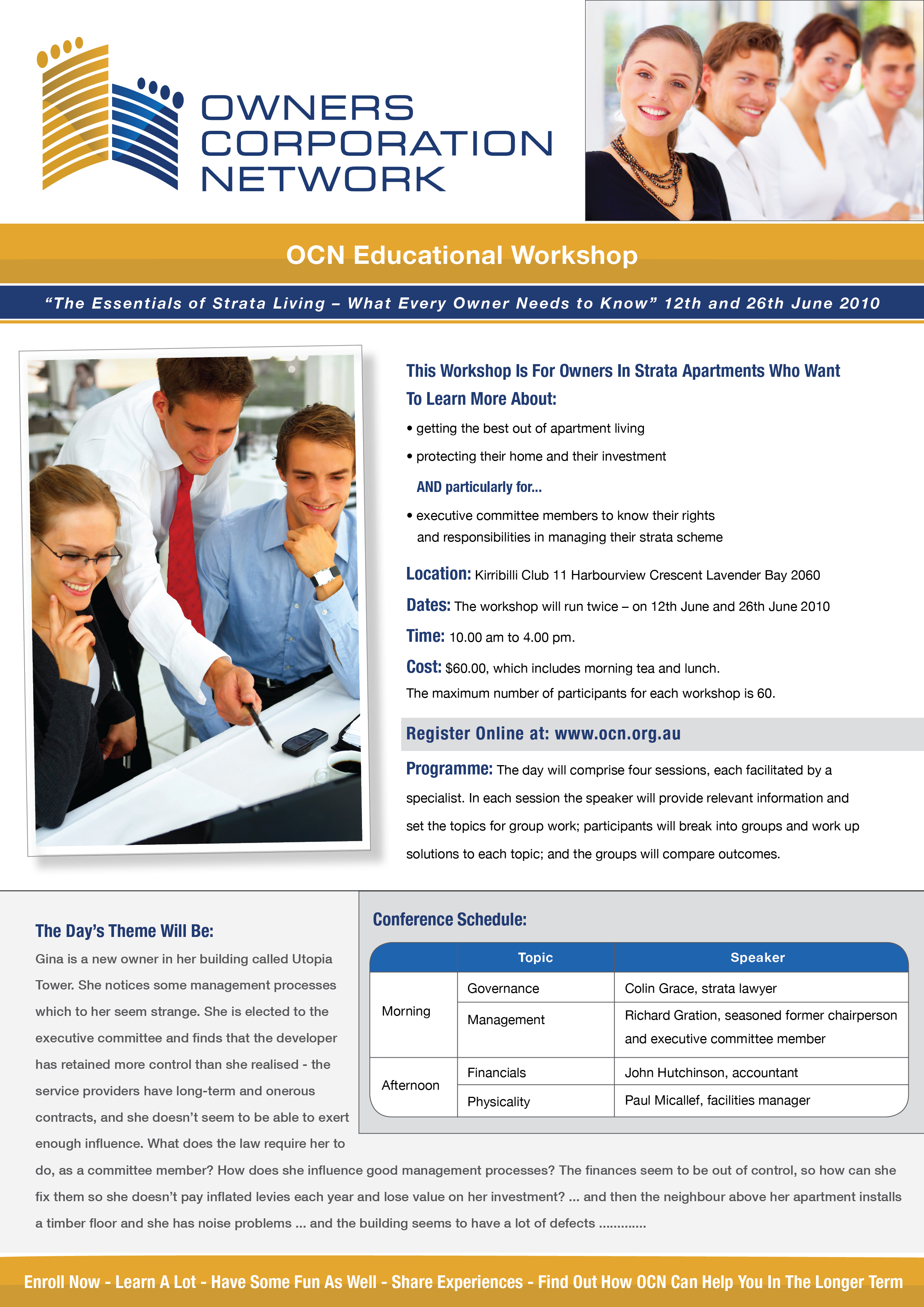 Flyer Design by Visual Connections for Owners Corporation Network of Australia Inc | Design #56337