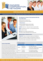 Flyer Design by Visual Connections for Owners Corporation Network of Australia Inc | Design: #56337