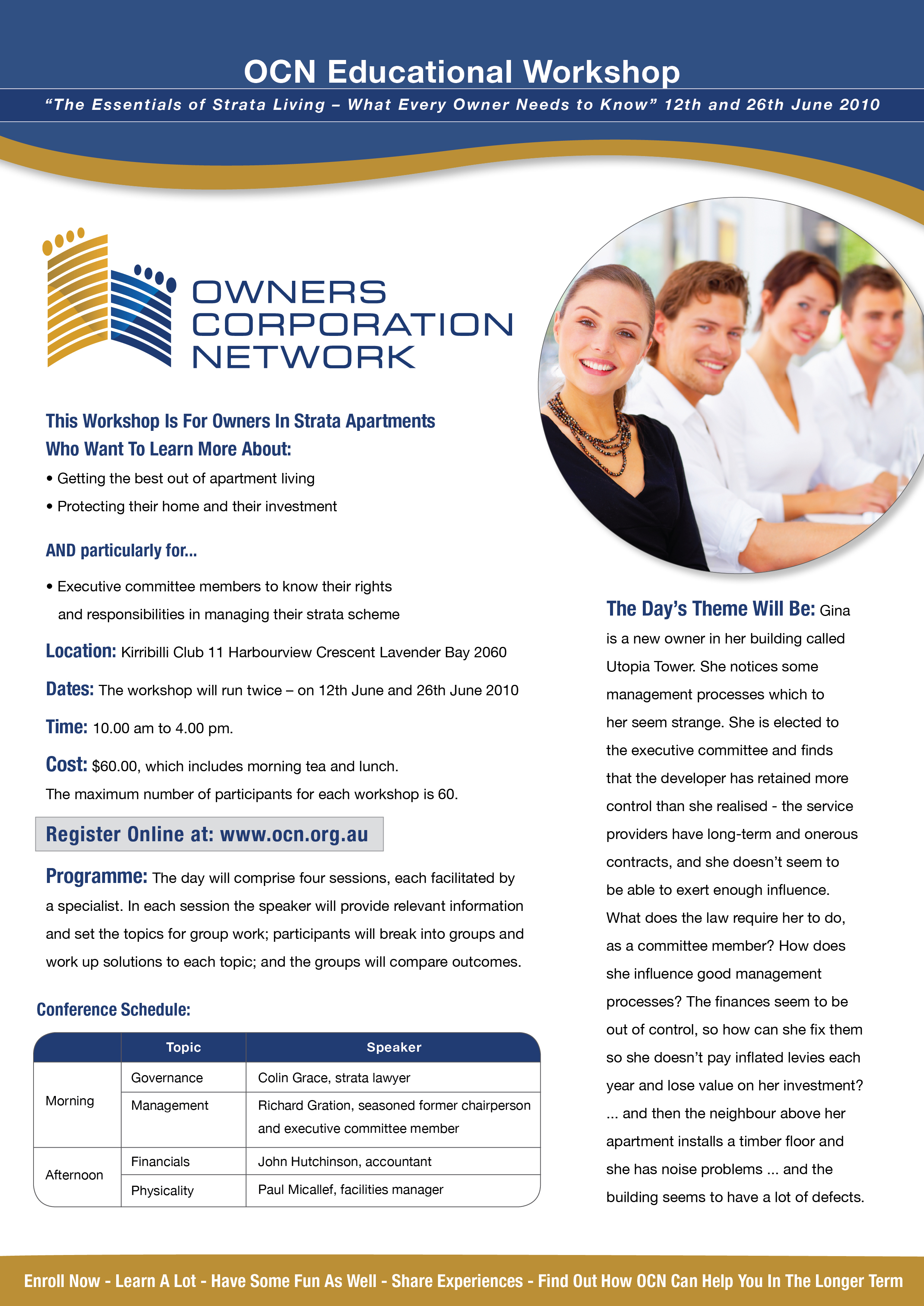 Flyer Design by Visual Connections for Owners Corporation Network of Australia Inc | Design #57125