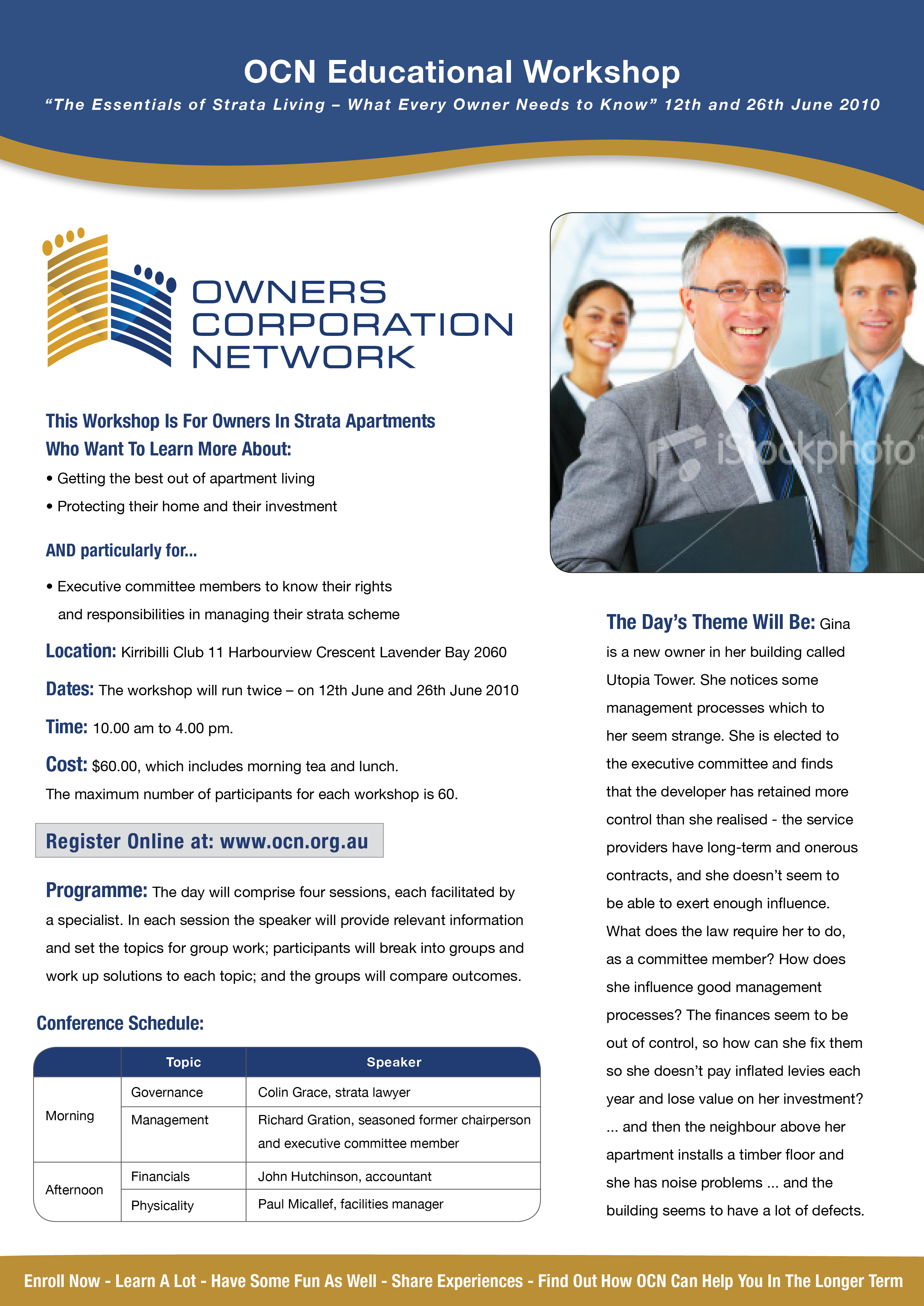 Flyer Design by Visual Connections for Owners Corporation Network of Australia Inc | Design #57129