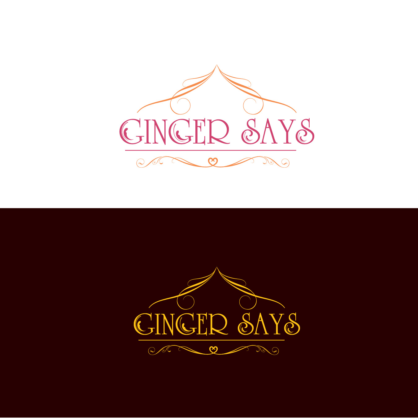 Logo Design by ErrAr for Citrine (Qld) Pty Ltd t/as Ginger Says | Design #19678231