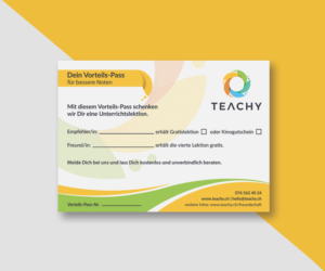 Diseño de Impresos por JK18 para TEACHY GmbH | Diseño: #19754021
