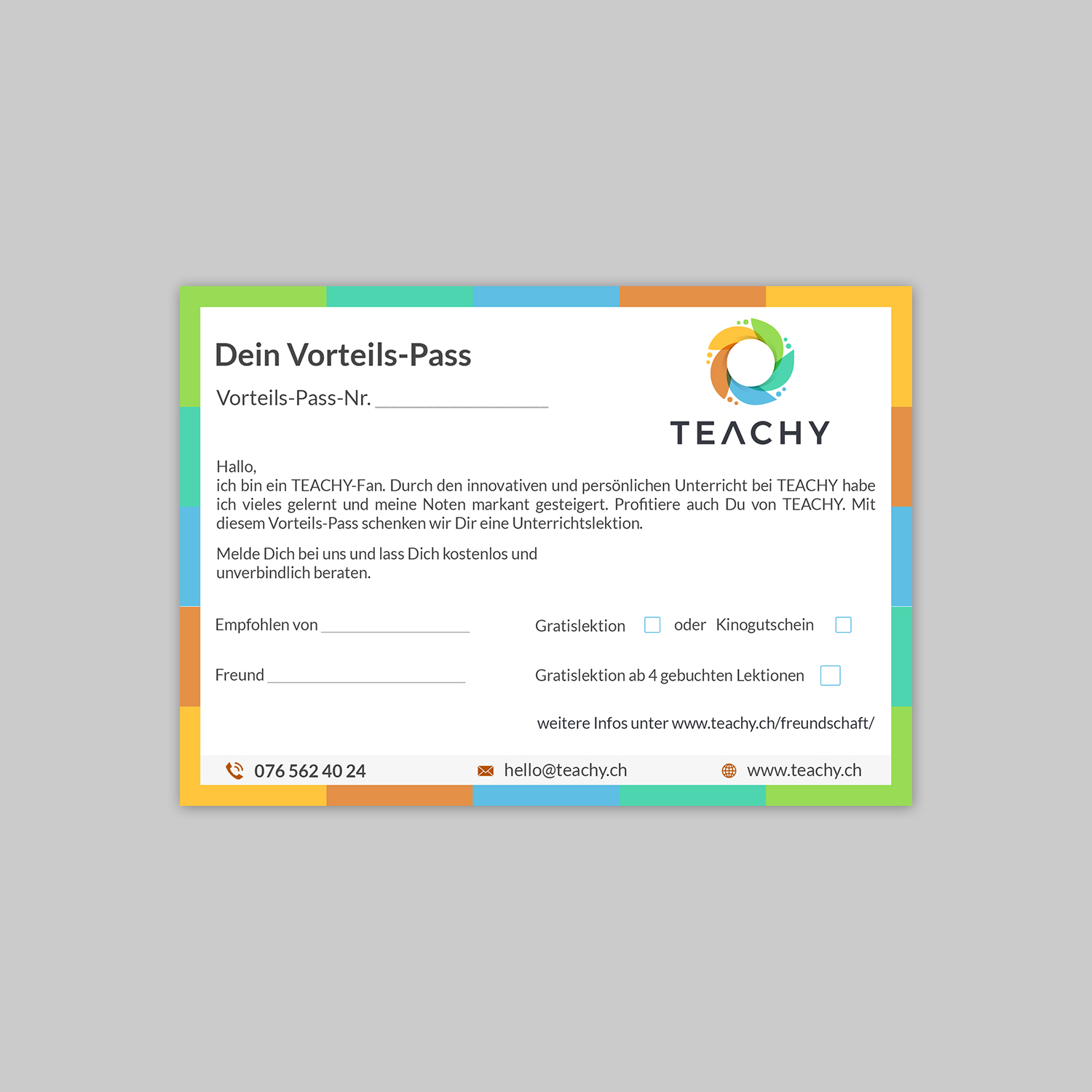 Print Design by debdesign for TEACHY GmbH | Design #19666000