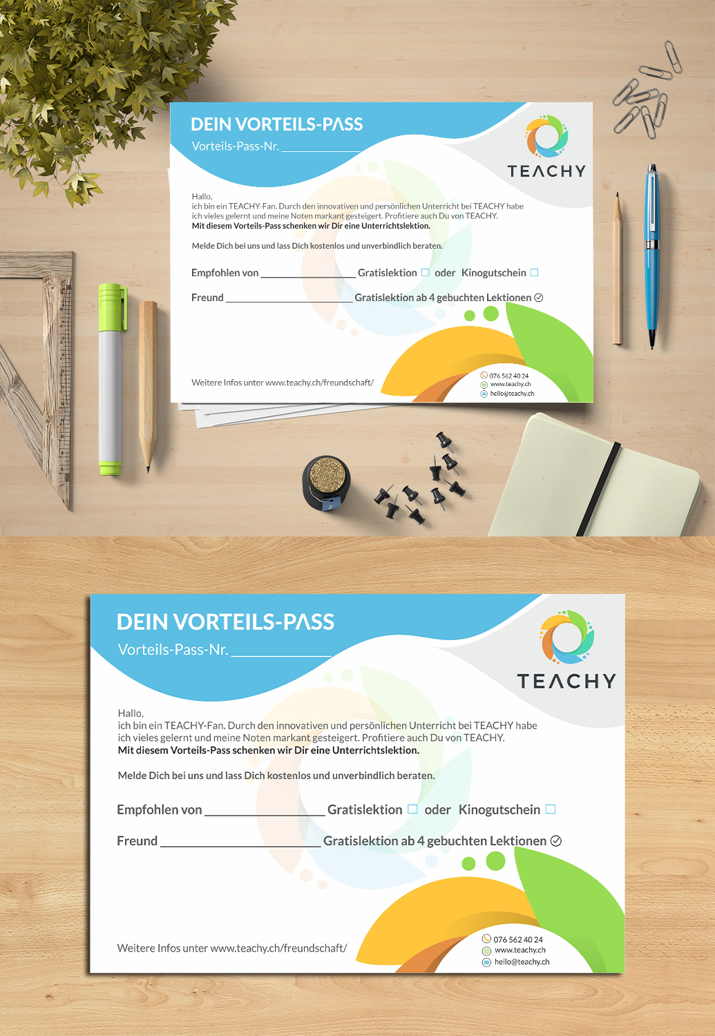 Print Design by ecorokerz for TEACHY GmbH | Design #19656262
