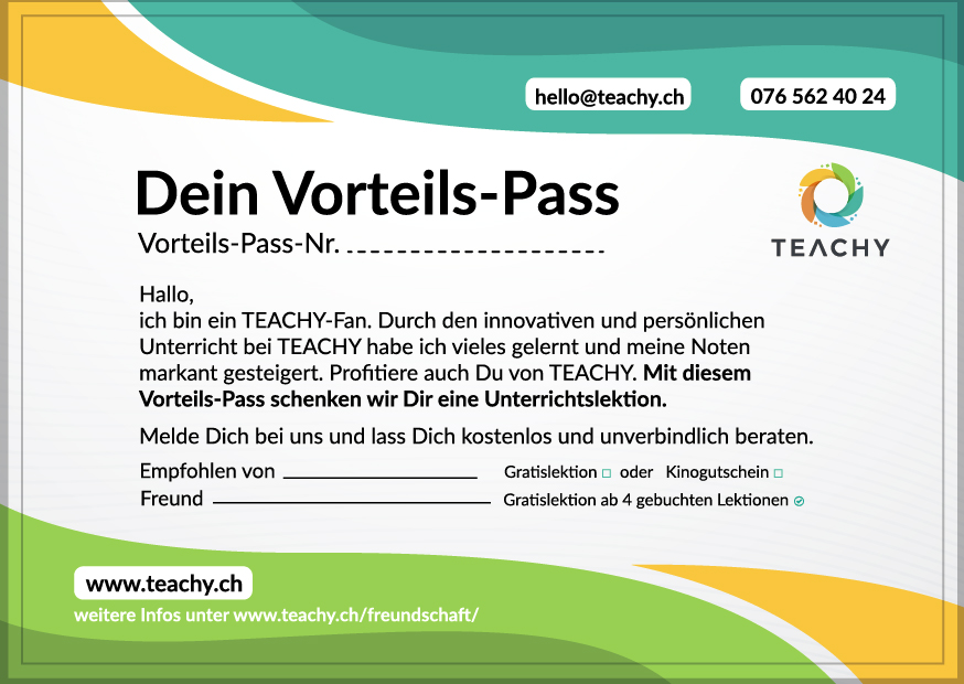 Print-Design von AntonioTruong für TEACHY GmbH | Design #19692083