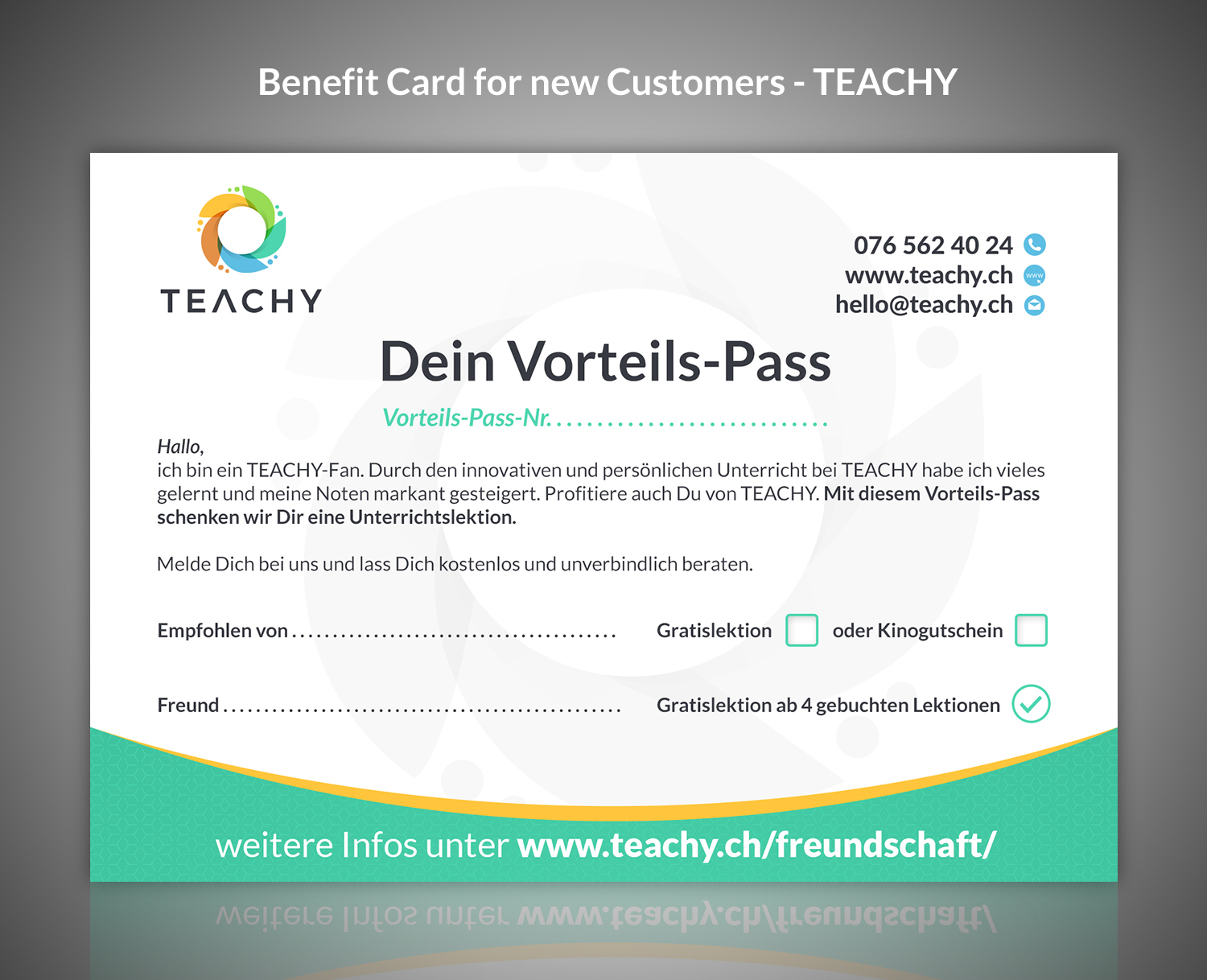 Print Design by SAI DESIGNS for TEACHY GmbH | Design #19710547