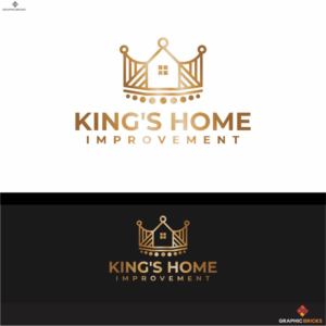 King's Home Improvement       (can be icon, initials or King's only) | Logo Design by Graphic Bricks