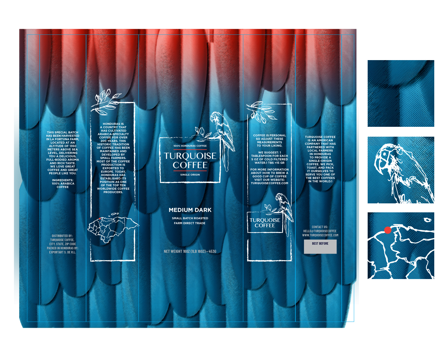 Packaging Design by CptCil 2023 for Central Coffee Imports | Design #19654419