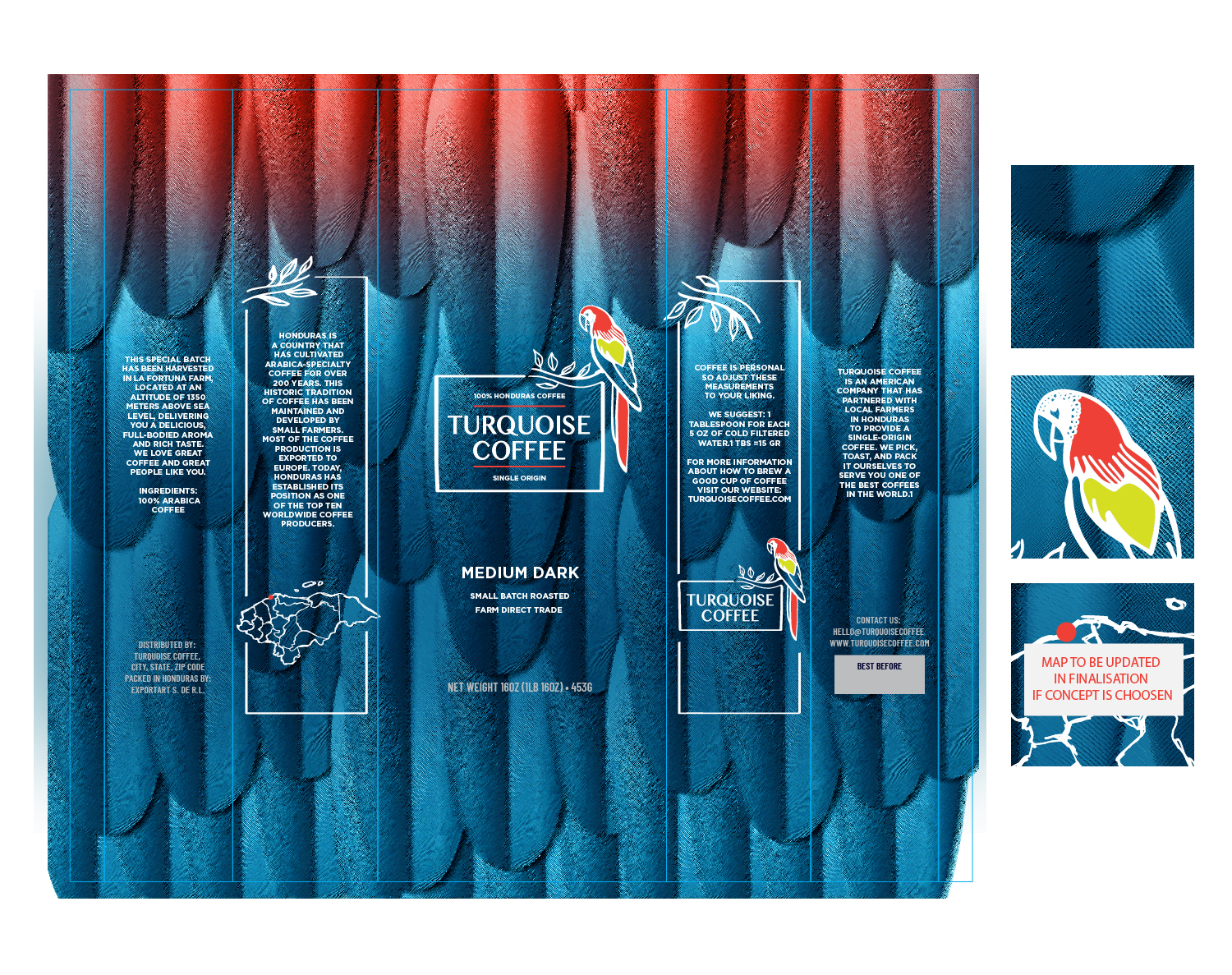 Verpackungs-Design von CptCil 2023 für Central Coffee Imports | Design #19673303