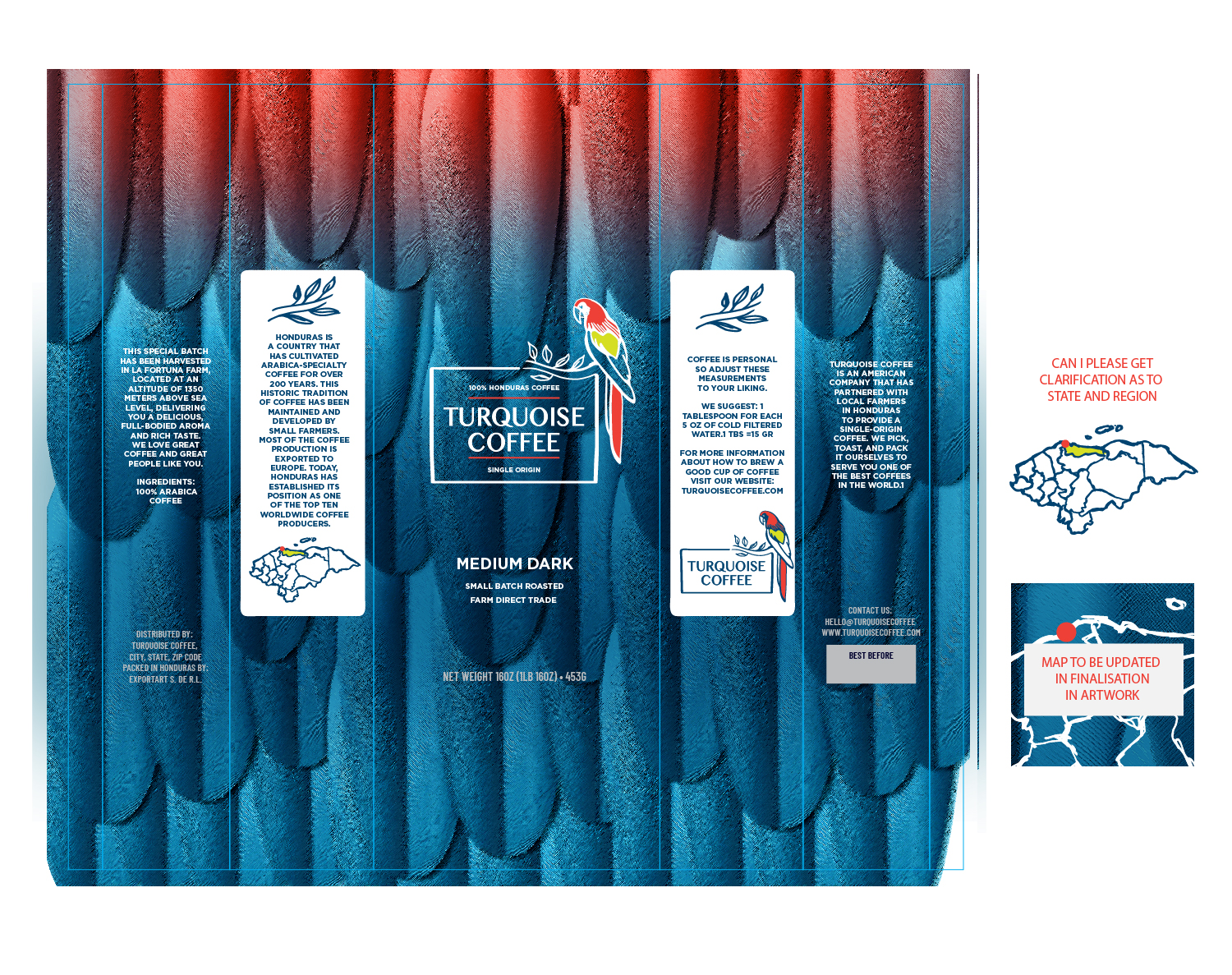 Packaging Design by CptCil 2023 for Central Coffee Imports | Design #19692217