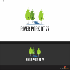 River Park at 77 or River Park @ 77 | Logo Design by Graphic Bricks